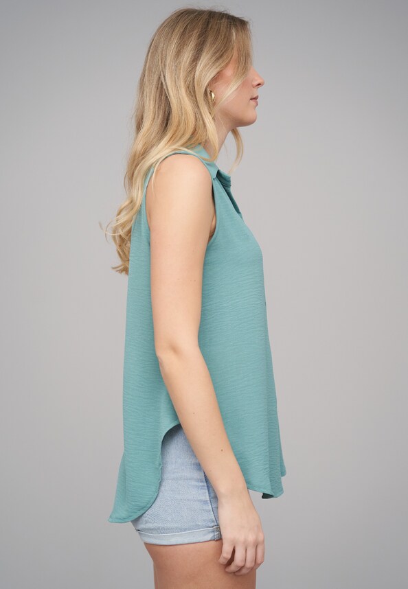 Top with button placket-3