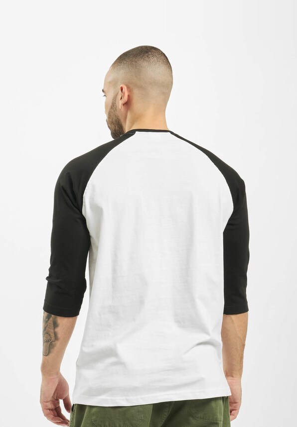 Urban Classics Contrast 3/4 Sleeve Raglan Tee-1