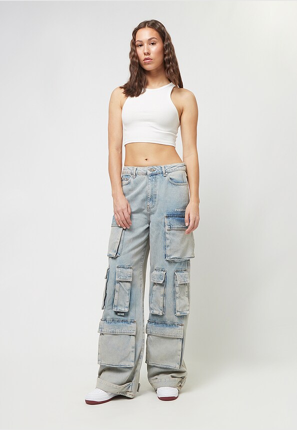 Celina High Waist Cargo Jeans-2