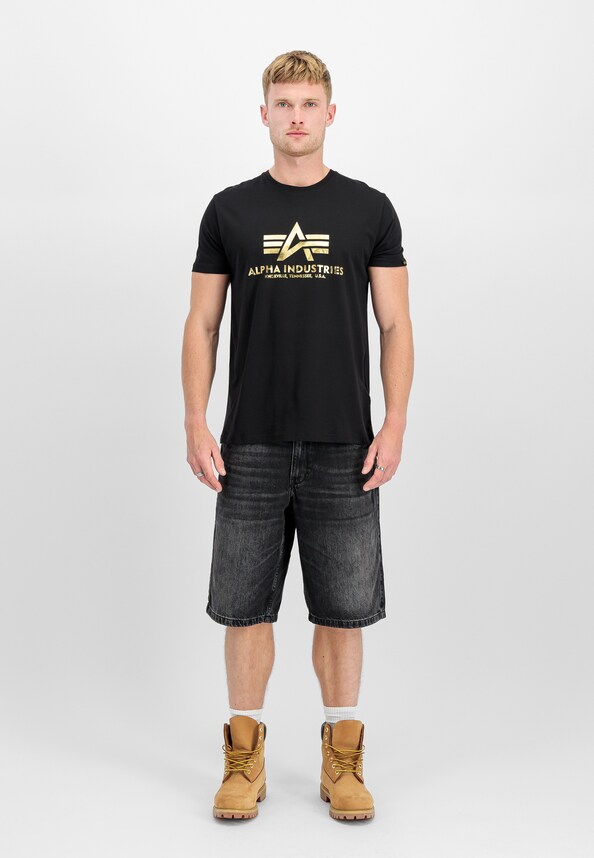 Basic T-Shirt Foil Print-0