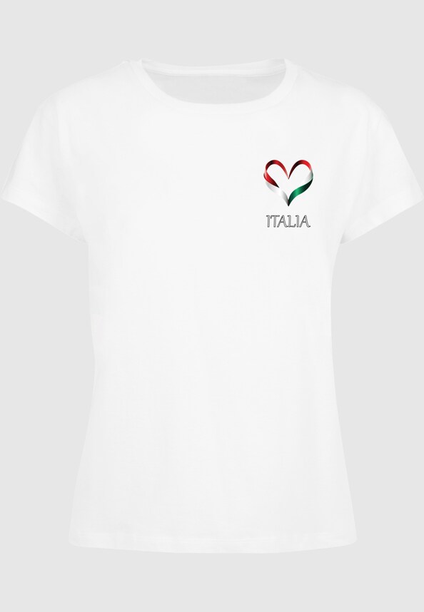 Ladies Merchcode Football - Italy T-shirt-2