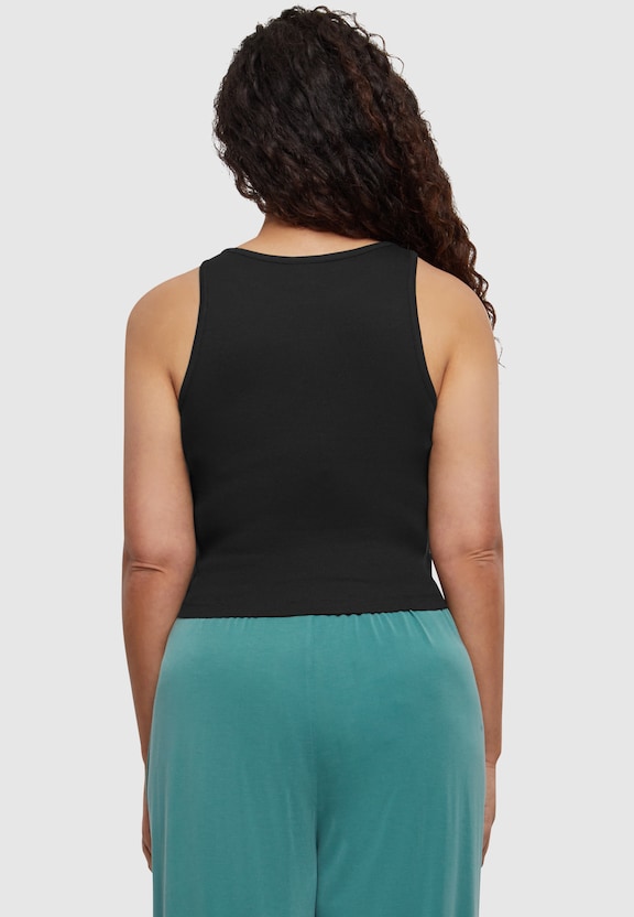 Ladies Organic Cropped Rib Top-10