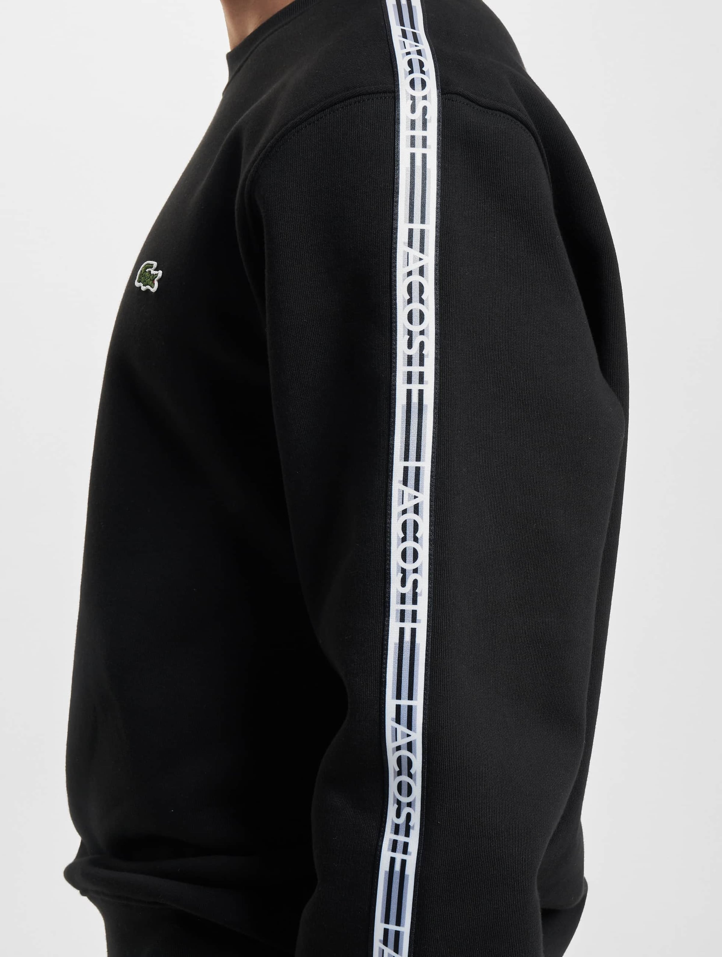 Lacoste tonal shop tape crew sweatshirt