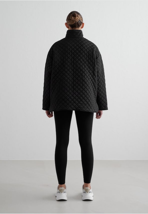 Oversized Quilted Jacket-4