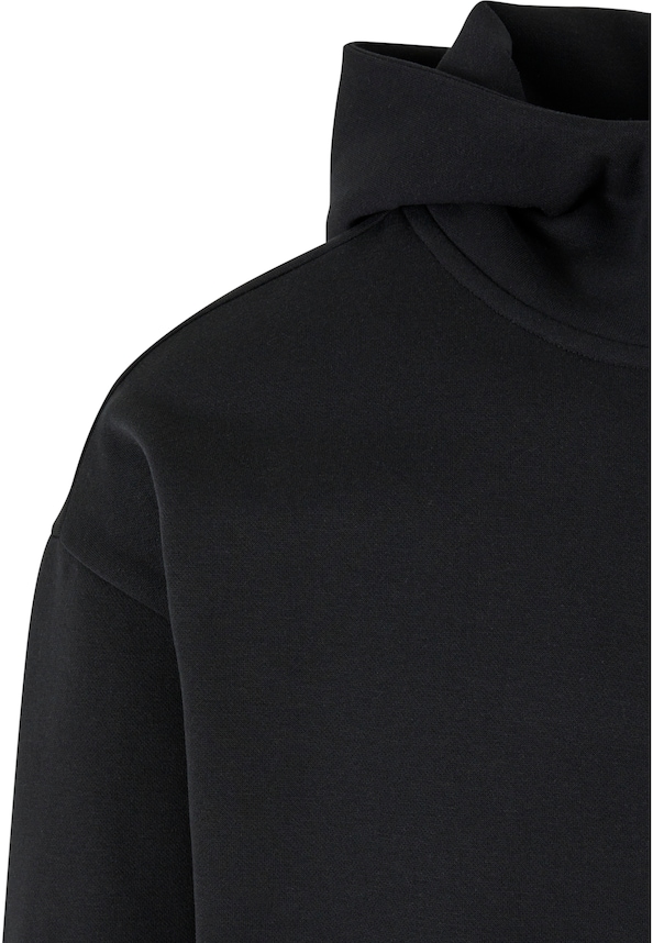 Zipped High Neck Hoody-6