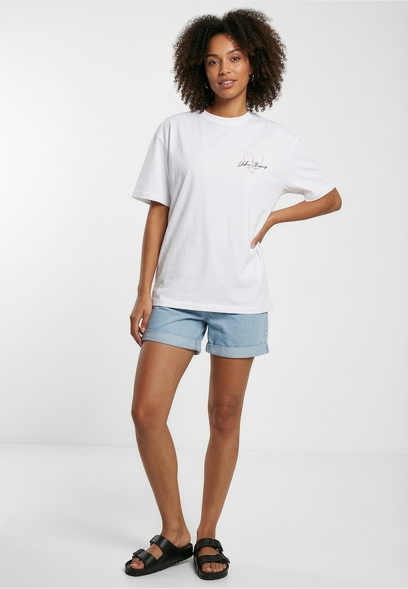 Ladies Urban Classic Heart Logo Loose Tee-2