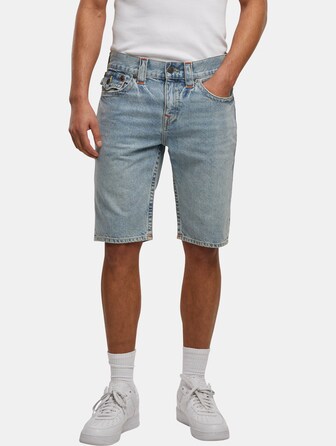 True Religion RICKY SN FLAP LIGHT SHORT FRAY HEM