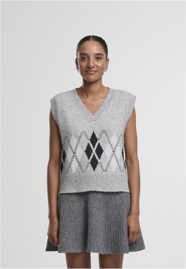 NMNARA L/S V-NECK KNIT-3