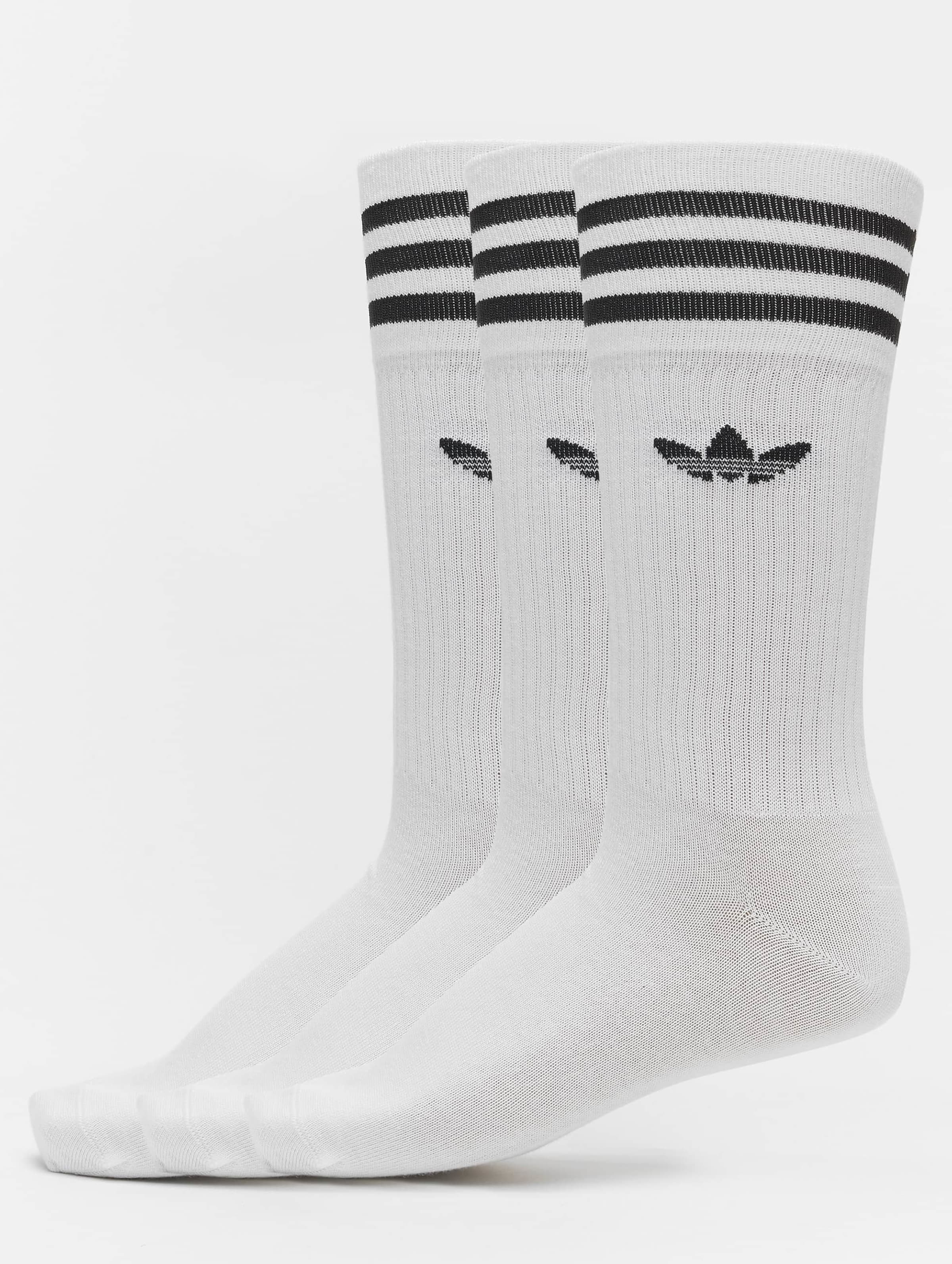 adidas Originals Adidas Solid Crew Socks Unisex op kleur zwart, Maat 3538