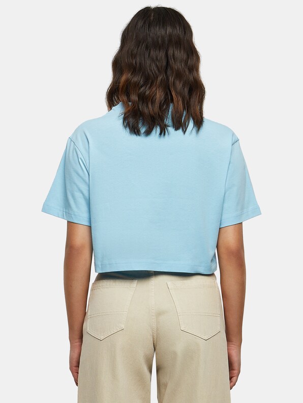 Build Your Brand Ladies Short Oversized Tee-1