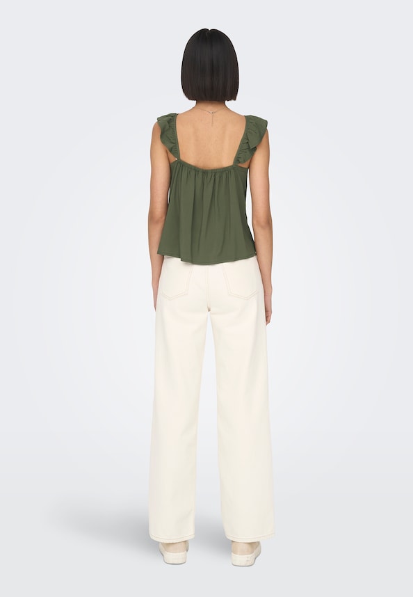 ONLY Damen V-Neck Viskose-1