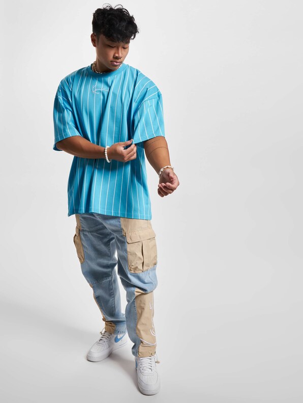 KK Small Signature Boxy Heavy Jersey Pinstripe Tee-4