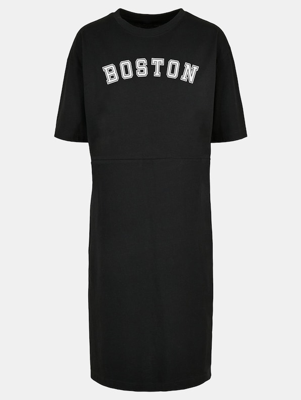 Ladies Boston X Organic Oversized Slit Tee-2