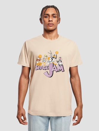 Merchcode Space Jam Group T-Shirts sand XS