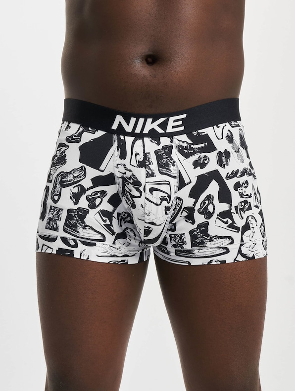 Nike Dri/Fit Essential Micro Boxer Shorts Black Shoebox Print/Uni-0