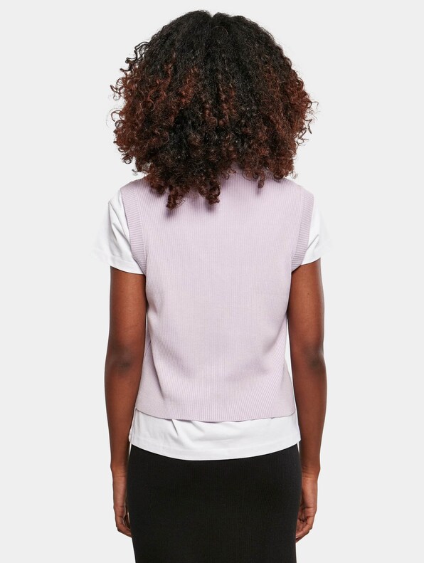 Ladies Short Knittd Slip On -1