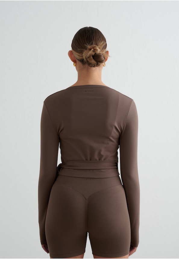 Shape Seamless Wrap Long Sleeve-1