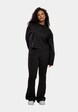 Ladies Cropped Oversized Blouse-3
