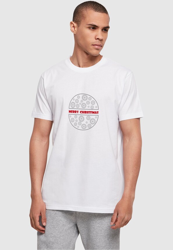 Merry Christmas Basic Round Neck T-Shirt-0