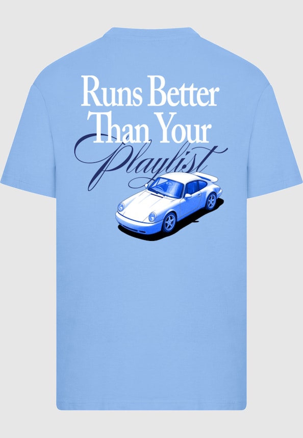 Runs Better Than Your Playlist Tee-3