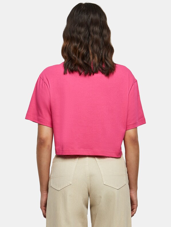 Build Your Brand Ladies Short Oversized Tee-2