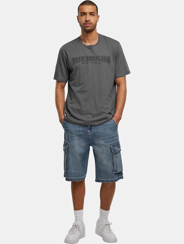True Religion BIG T VINNY CARGO DENIM SHORT-5
