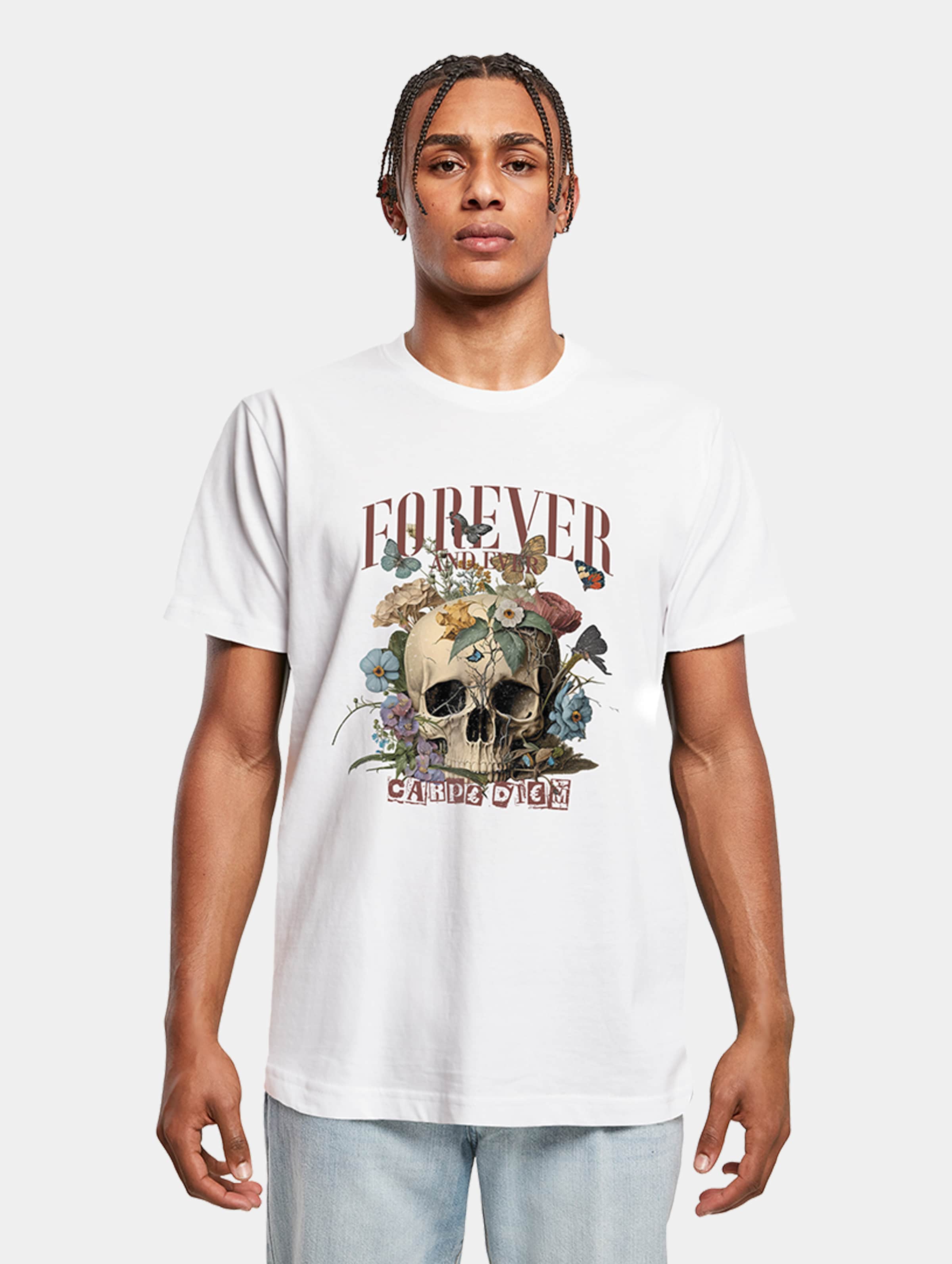 Mister Tee - Forever And Ever Heren T-shirt - M - Wit