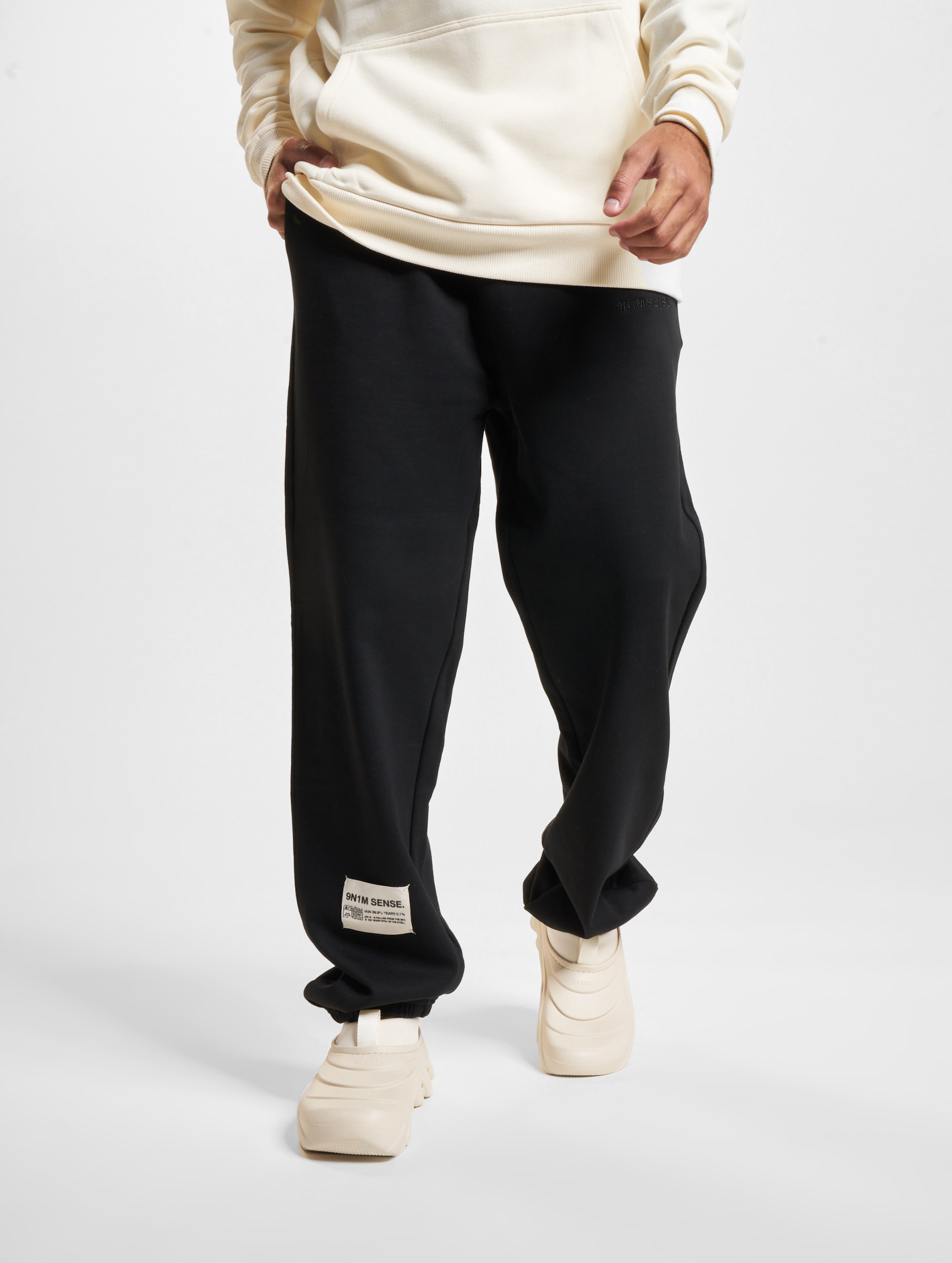 9N1M SENSE Sense Essential Jogginghose Männer,Unisex op kleur zwart, Maat XS