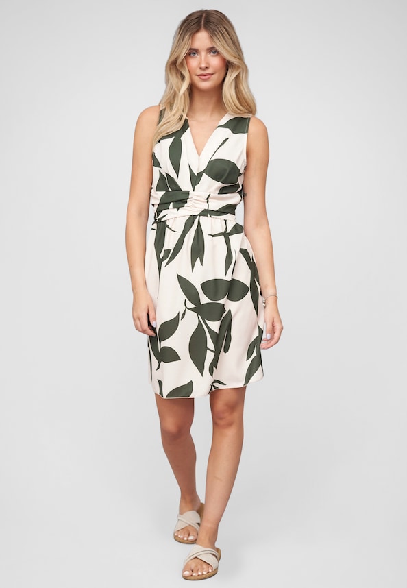 Dress with floral print-4