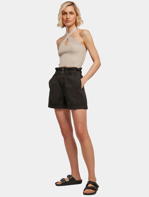 Ladies Rib Knit Crossed Neckholder-4