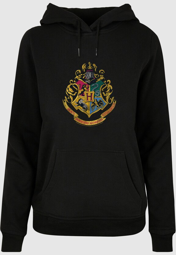 Ladies Harry Potter Distressed Hogwarts Crest-2