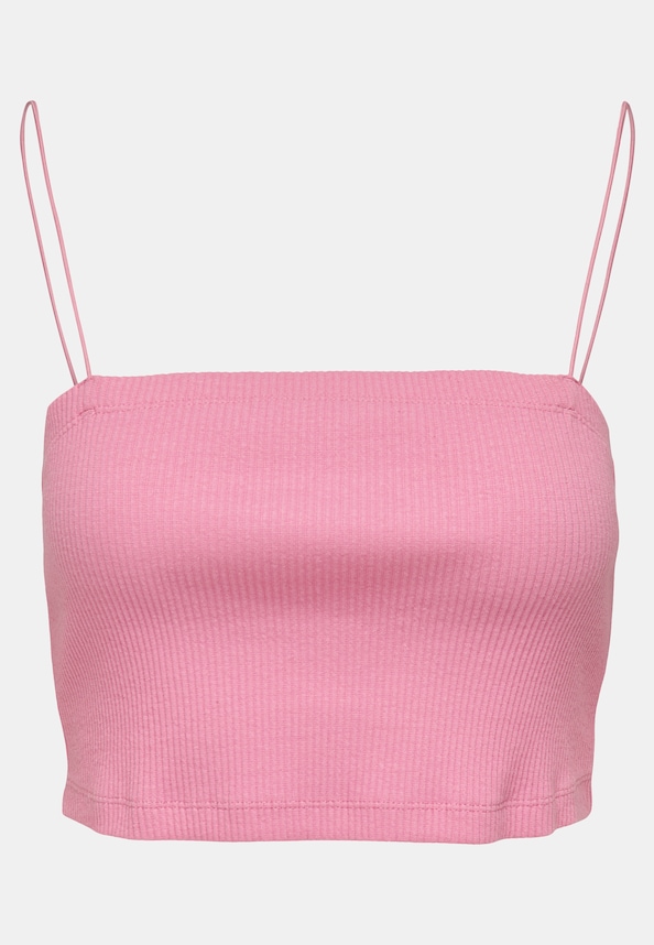 ONLY Damen Ribbed Crop Top-0