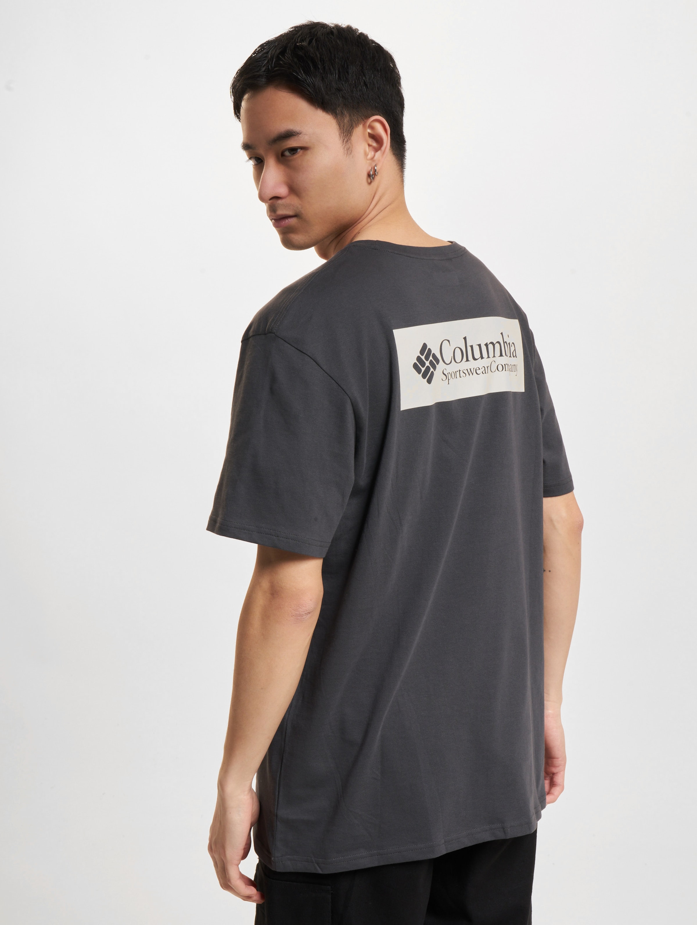 Columbia North Cascades™ Logo Short Sleeve T-Shirt Mannen op kleur grijs, Maat XXL