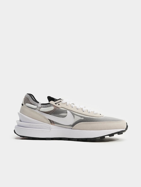 Nike Waffle One Sneakers White/White/Black-3