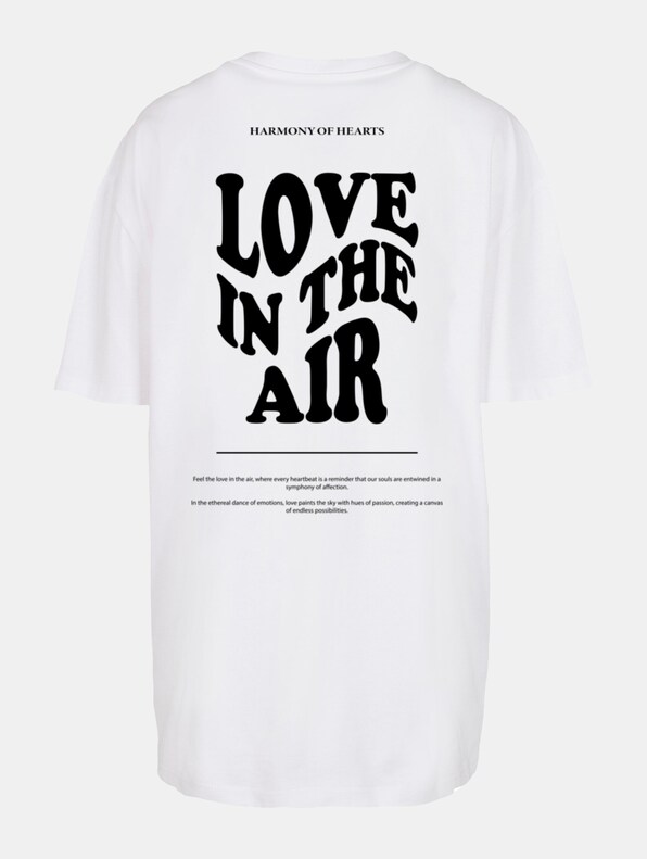 Merchcode Ladies Love In The Air Oversized Boyfriend T-Shirts-3