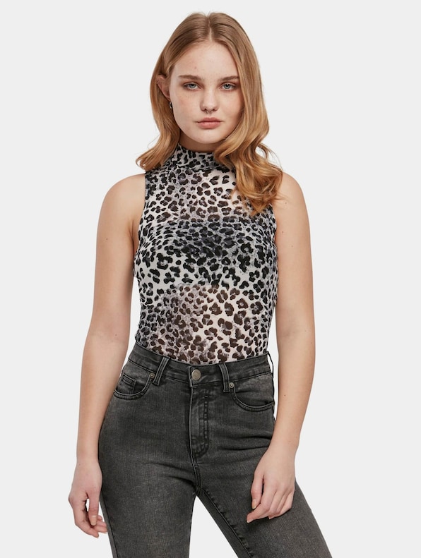 Ladies Sleevless Mesh-0