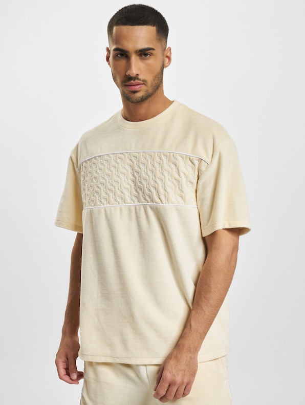 Monogram Logo Devorée Stripe Velours-2
