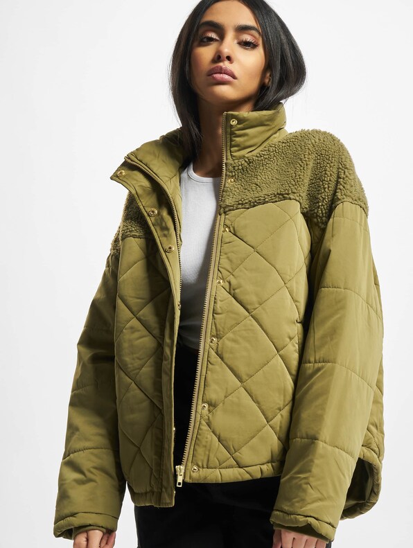 Ladies Oversized Diamond Quilt -0