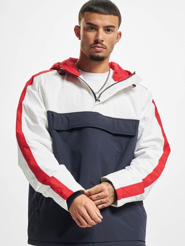 3-Tone Padded Pull Over Hooded-0