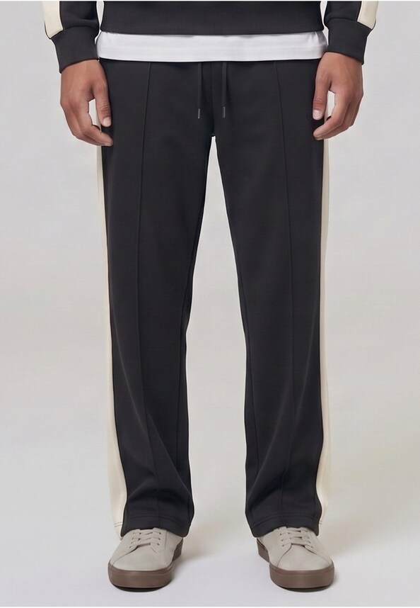Piqué Open Leg Trackpants-0