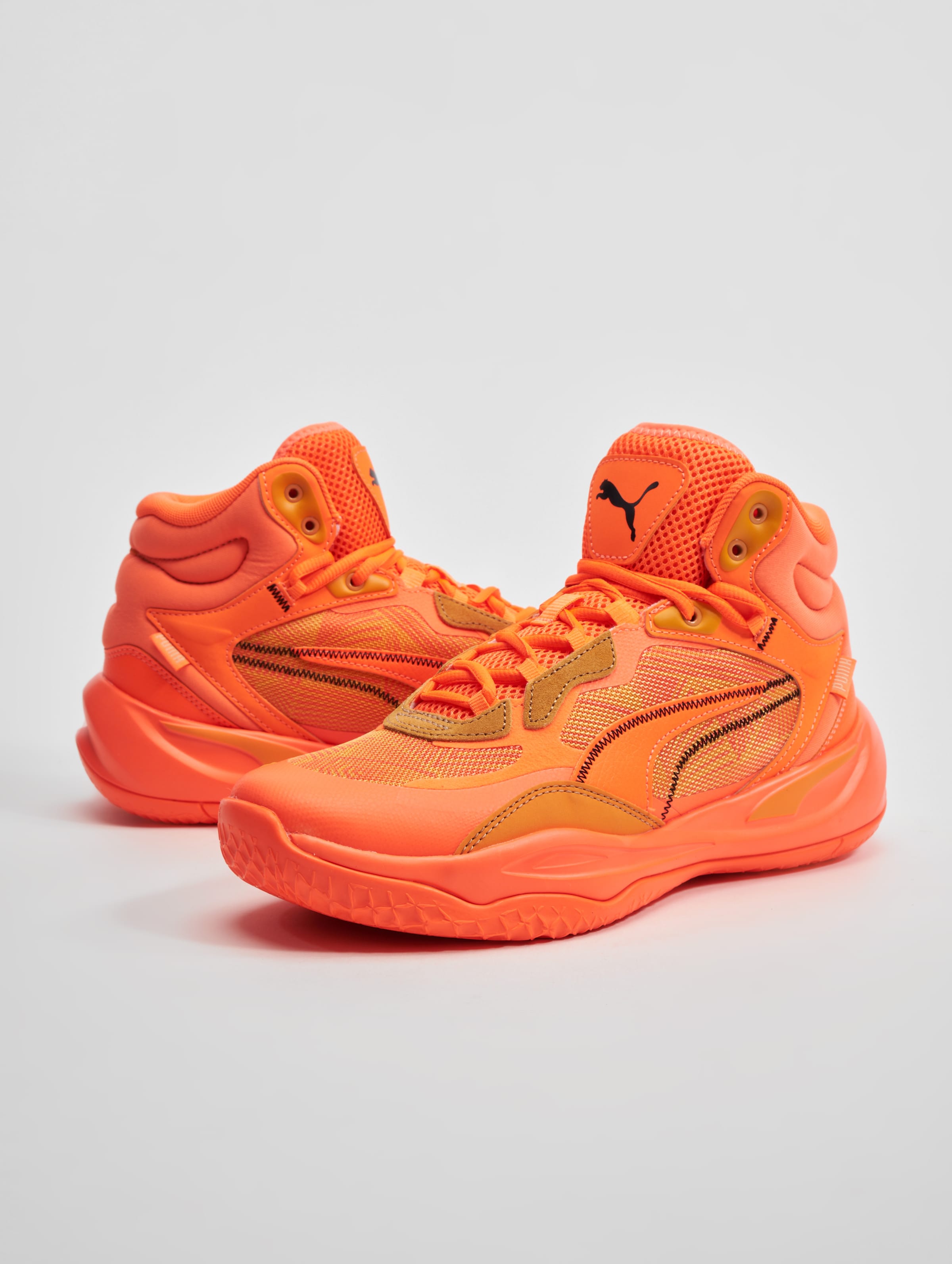 Puma Playmaker Pro Mid Laser Sneakers Mannen op kleur oranje, Maat 42