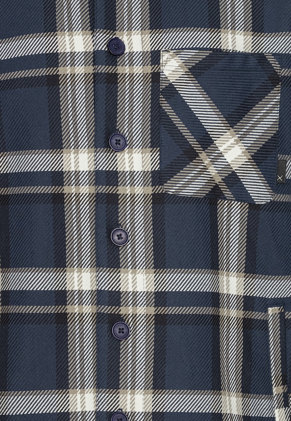 Asher Checked Overshirt-4