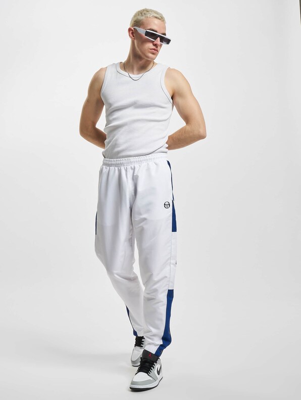 Sergio Tacchini ABITA - Pantalon de survêtement - blanc de blanc/écru 