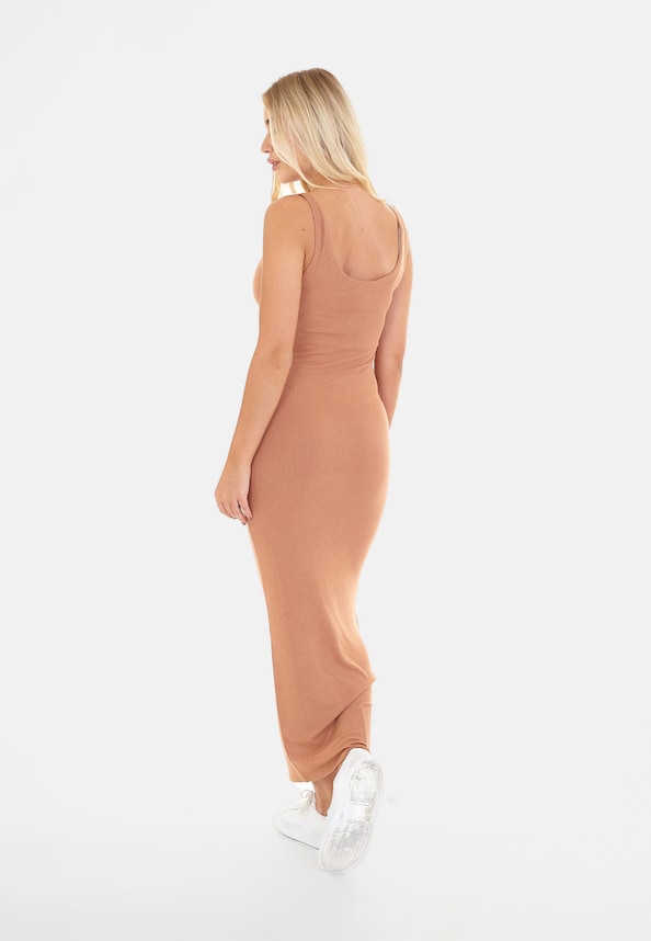 Brave Soul Damen Ribbed Kleid-0