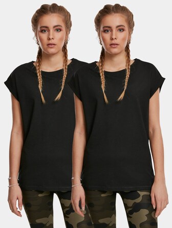 Ladies Extended Shoulder Tee 2-Pack