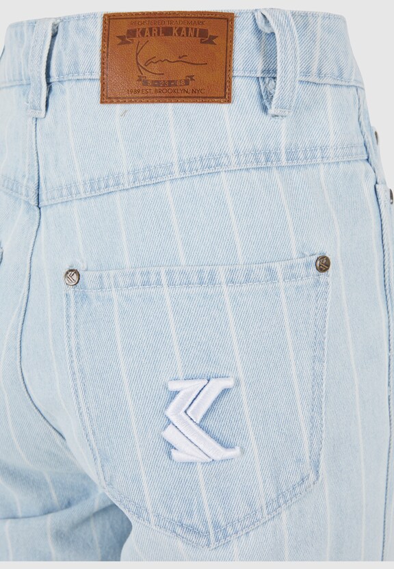 KW221-088-1 KK OG Pinstripe Slit Jeans-11