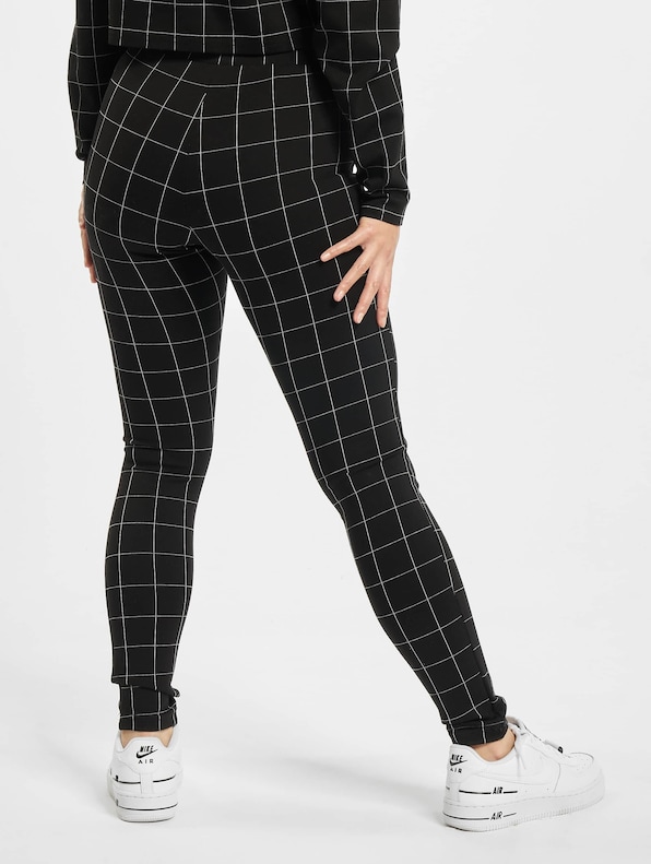 Ladies Check High Waist-1