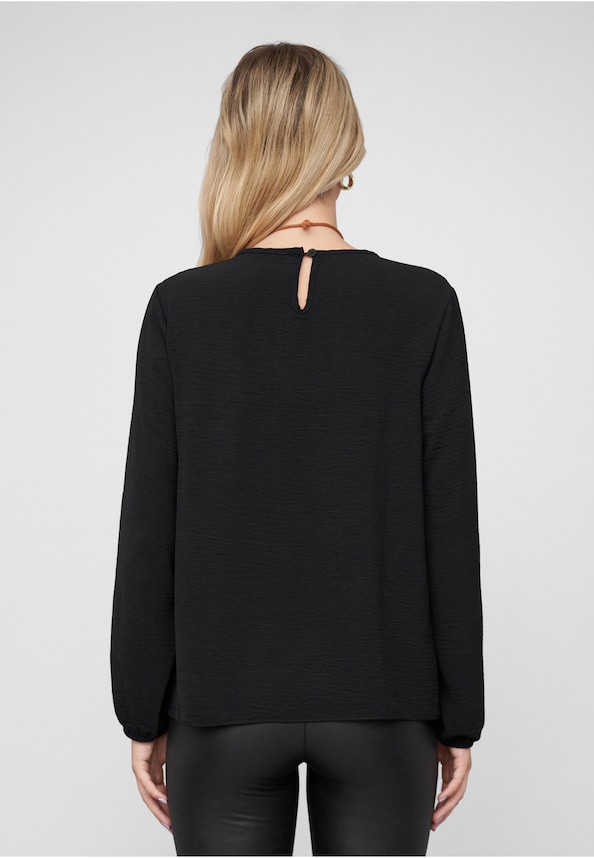 Longsleeve Blouse with Necklace-1