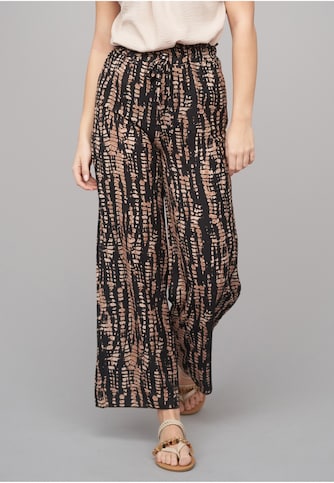 Summer Crepe Pant Geometric