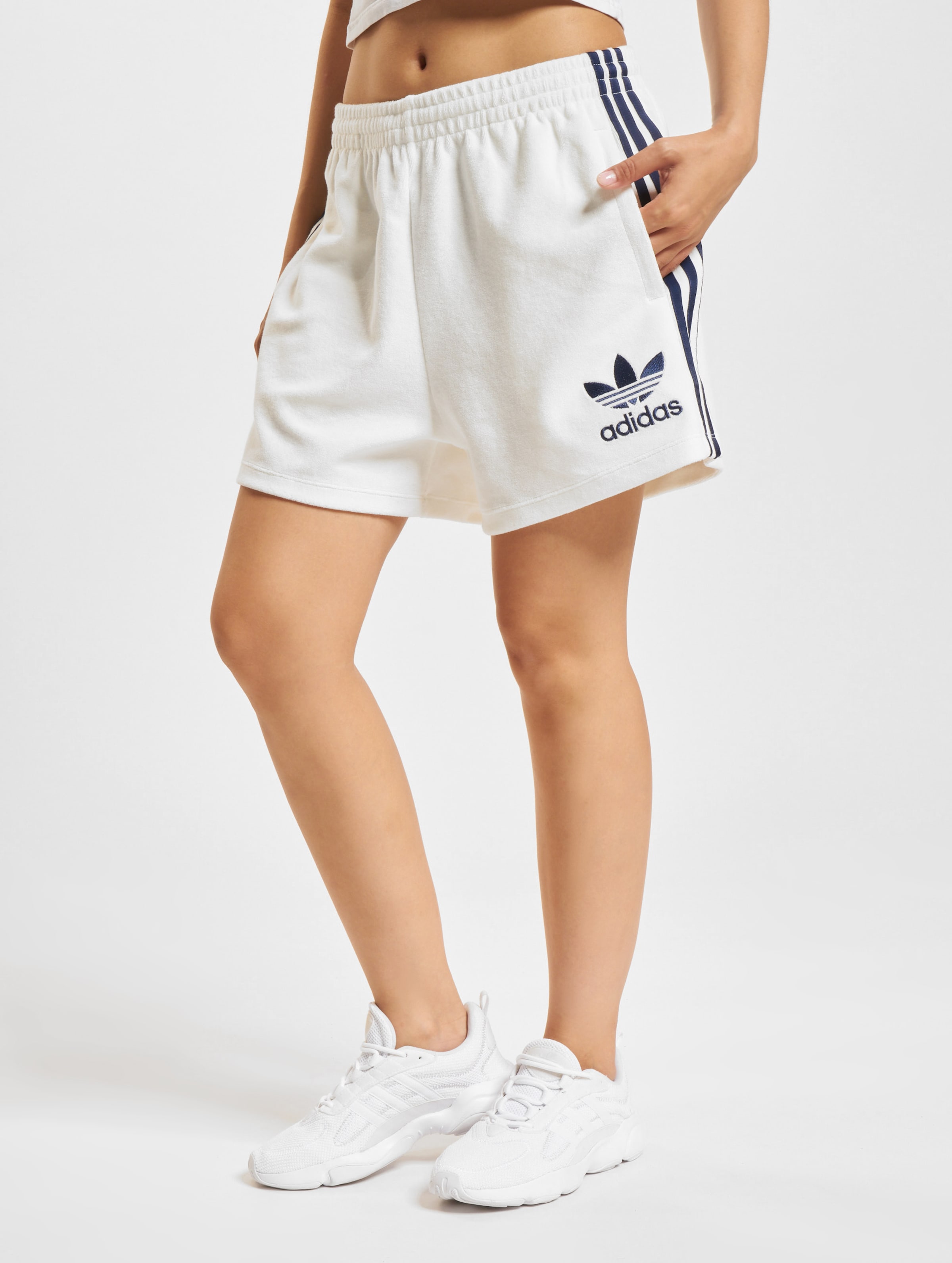 adidas Originals Terry Shorts Frauen,Unisex op kleur wit, Maat M